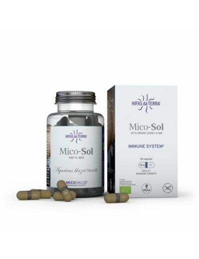 Mico-Sol Agaricus Blazei Bio-70 gélules-Hifas da Terra