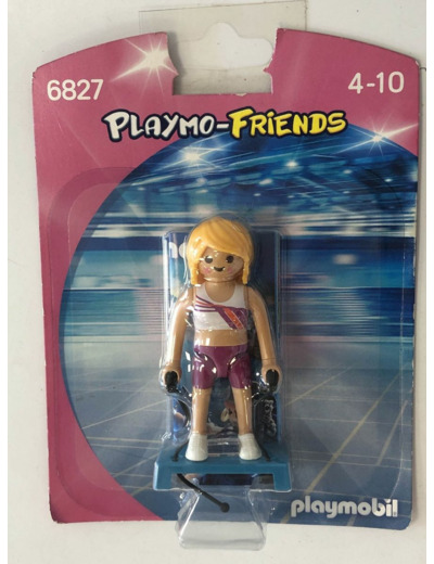 PLAYMOBIL PLAYMO FRIENDS COACH DE FITNESS 6827 BOITE ABIMEE