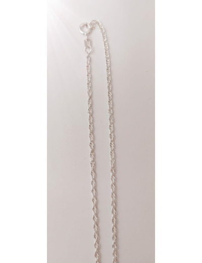 Collier 50cm en Argent 925 - TORSADE 2mm