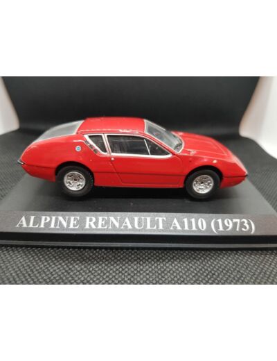 RENAULT ALPINE A 110 1973 ROUGE 1/43 BOITE