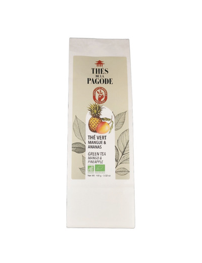 Thé Vert Mangue et Ananas Bio 100g