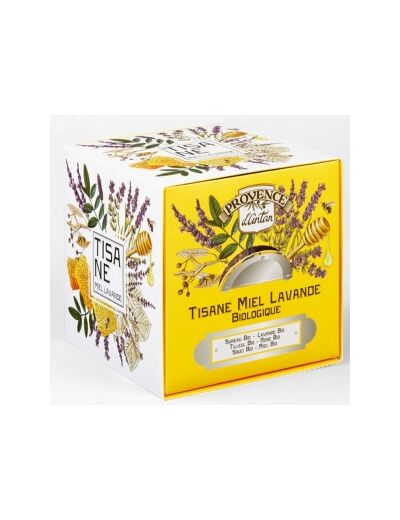 Tisane Miel Lavande bio 24 sachets 36 gr recharge carton