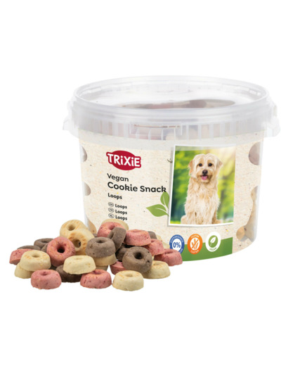 TRIXIE, Cookie Snack Loops VEGAN - 1.3KG