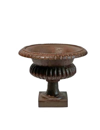 Vase médicis fonte à godrons 44x38cm