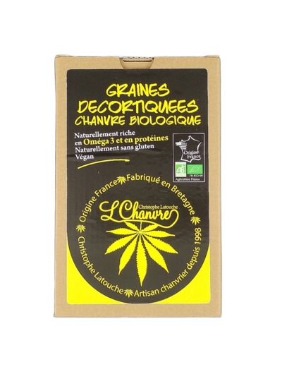 Graines Décortiquées Chanvre 200g Bio