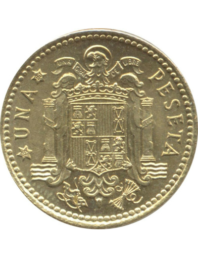 ESPAGNE 1 PESETA 1975 (80) SUP