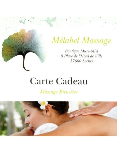 Carte cadeau massage localisé - 30 minutes