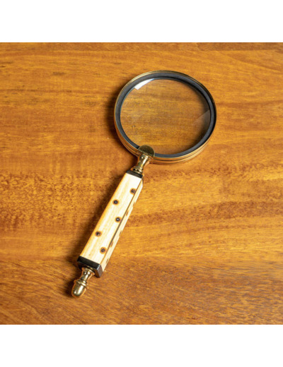 Loupe corne carrée 26x10cm