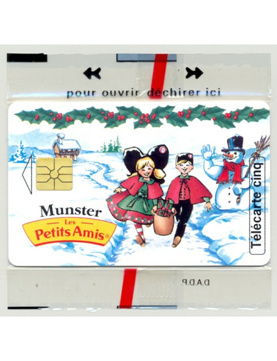 TELECARTE NSB 5 UNITE 05/97 MUNSTER BONHO DE NEIGE GN369