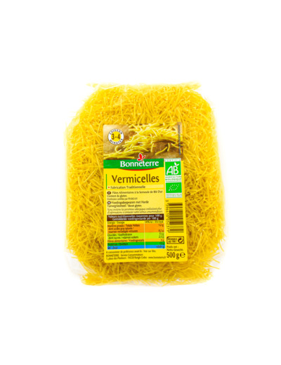 Vermicelles Blancs Bio 500g