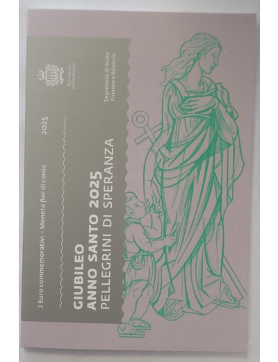 SAINT MARIN 2025 2 EURO COMMEMORATIVE ANNEE SAINT JUBILE BU