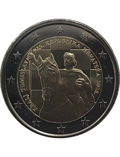 CROATIE 2025 2 EURO ROI TOMISLAV Ier UNC
