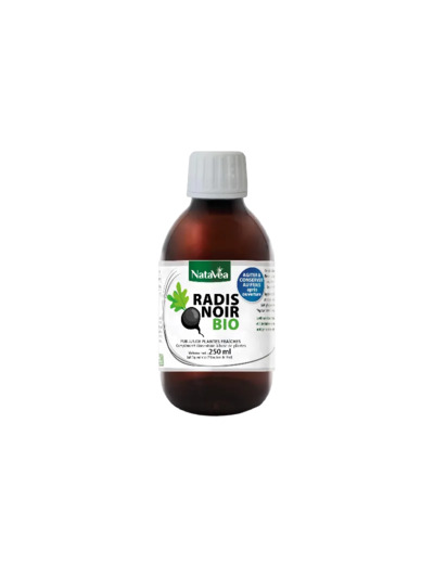 Artichaut Radis noir Bio-Aide pour le foie-250ml-Natavea