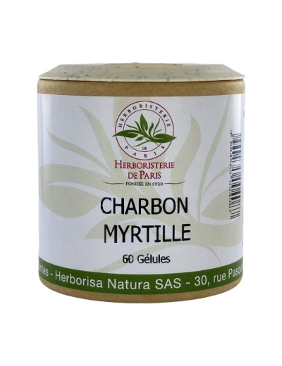 Charbon myrtille 60 gélules