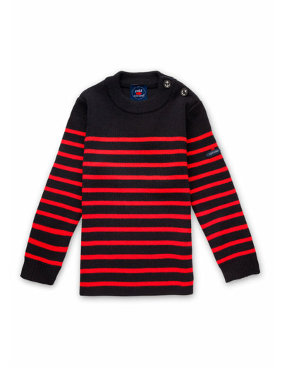 Pull marin rayé enfant Moussaillon