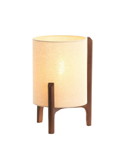 Lampe à poser LITTO toile naturel 22x33cm