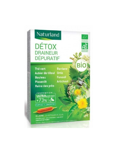 Détoxidraine Detox Bio 20 ampoules de 10ml