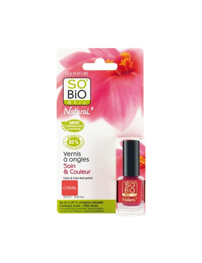 Vernis à ongles 04 Vibrant Corail 10ml