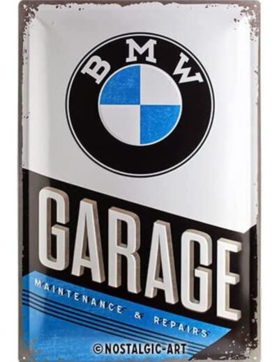 Plaque métal - BMW Garage, Maintenance And Repairs - 40 x 60 cm. cm