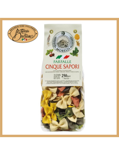 Pâtes aux cinq saveurs Farfalle 250g