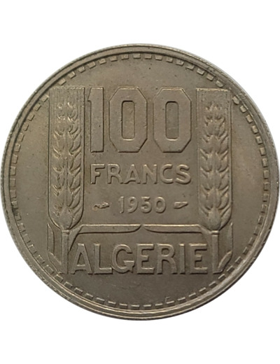 ALGERIE 100 FRANCS TURIN 1950 TTB (Lec55)