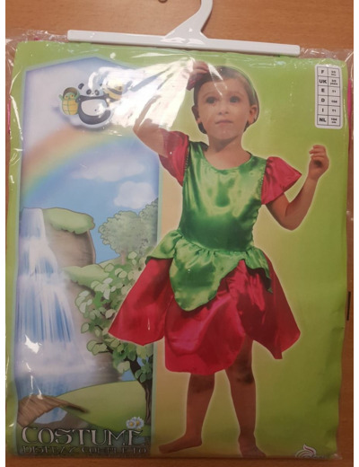 COSTUME FLEUR TAILLE 3/5 ANS