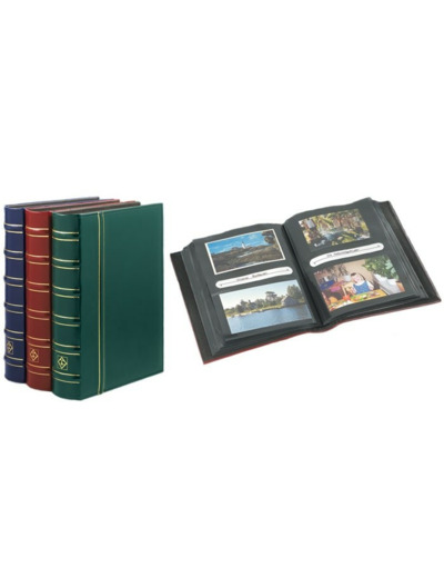 ALBUM MULTI USAGE 200 CARTES POSTALES, LETTRES, PHOTOS Bleu 323576