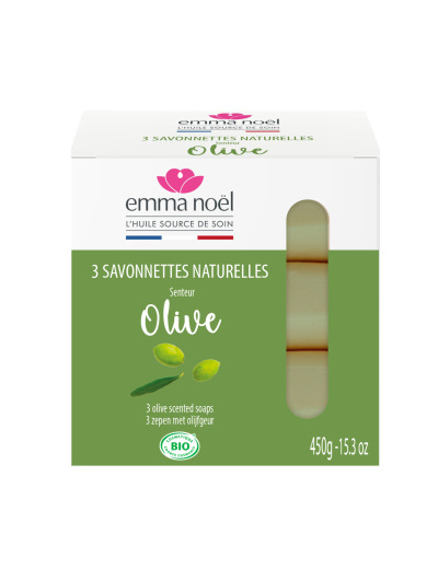 Pack 3 Savonnettes Olive 3x150g