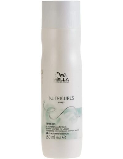 WELLA  Nutricurls Shampooing Micellaire pour Cheveux Bouclés 250 ml
