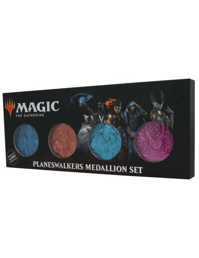 Magic the Gathering pack 4 médaillons Planeswalkers Limited Edition