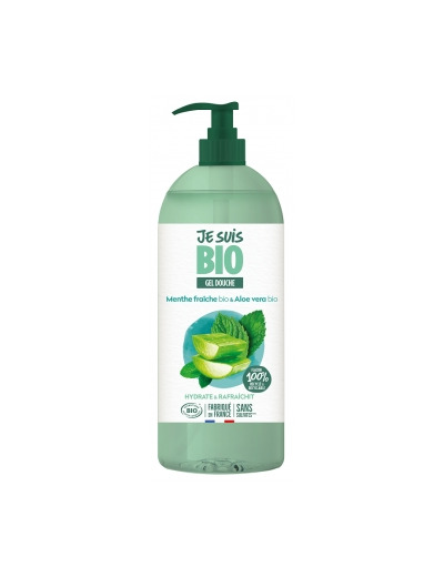 Gel douche Menthe fraîche Aloe Vera 1L