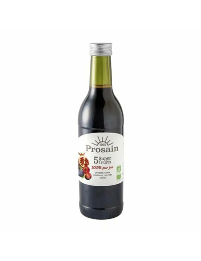 Pur Jus de 5 Superfruits Bio-50cl-Prosain
