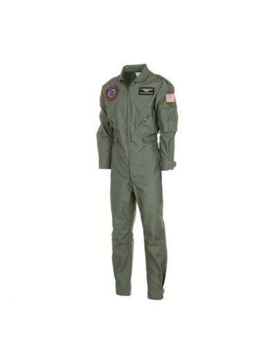 Combinaison enfant verte avec écussons – tenue déguisement et activités extérieures – TM & Outdoor