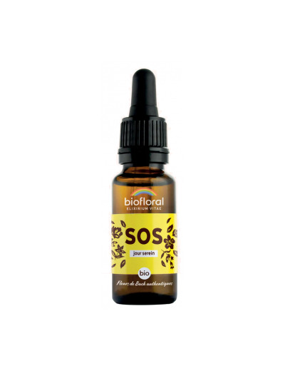 Complexe fleurs de Bach SOS jour serein en compte goutte 20ml