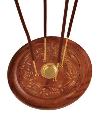 Porte Encens en  Bois Rond D10cm