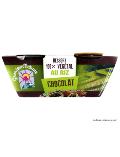 Dessert au Riz & Chocolat Bio 2x100g