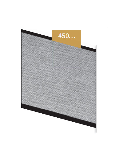 Renfort de tête coton 100mm au mètre 450100