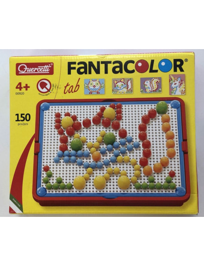 JEU DE MOSAIQUES FANTACOLOR TAB 150 PIECES de chez QUERCETTI