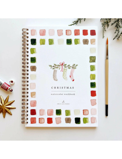 Cahier d’aquarelle - Noël - Emily Lex Studio