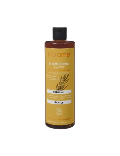 Shampoing Familial aux huiles essentielles sans sulfates 400ml