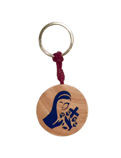 Porte-clé Sainte Thérèse 45/45mm