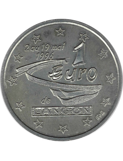 EURO TEMPORAIRE 1 EURO DE LANGON 1996 UNC
