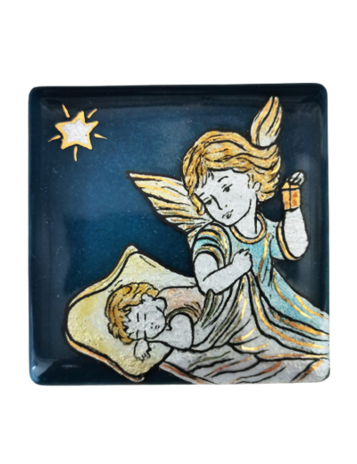 Rêve d'ange Fille 6,2X6,2cm - EMAUX DU LIBAN