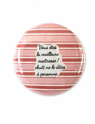 Vous êtes la meilleure maîtresse-magnet de remerciement