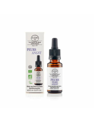 Peurs-Elixir fleurs de Bach-20ml-Elixir &Co