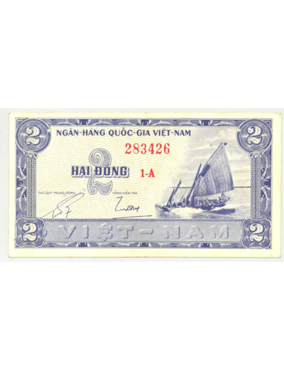 VIET NAM DU SUD 2 DONG ND (1955 ) SERIE 1.A TTB (W12a)