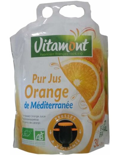 Jus d orange de Mediterranee 3L Vitamont