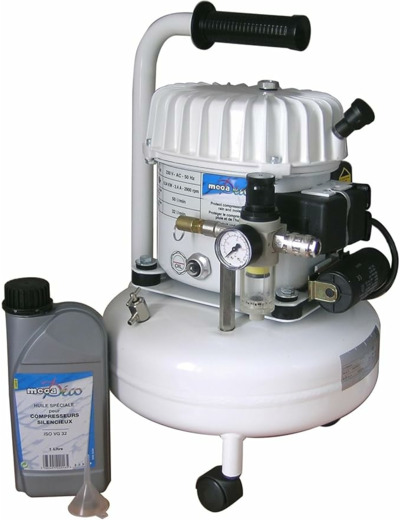 Mecadeco 425516 Compresseur silencieux 9 L