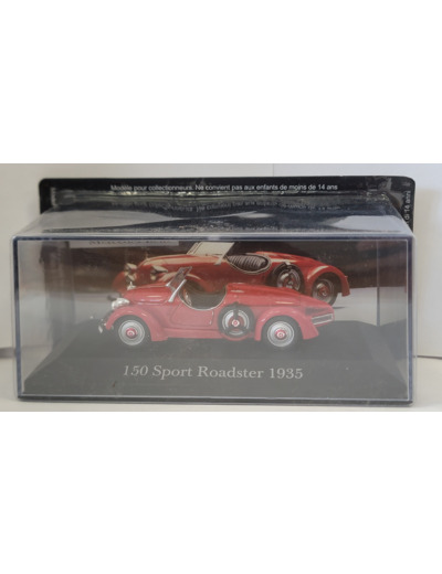 MERCEDES 150 SPORT ROADSTER 1935 1/43 BOITE D'ORIGINE