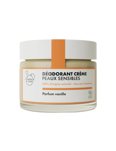 Baume déodorant Peau sensible Vanille 50g